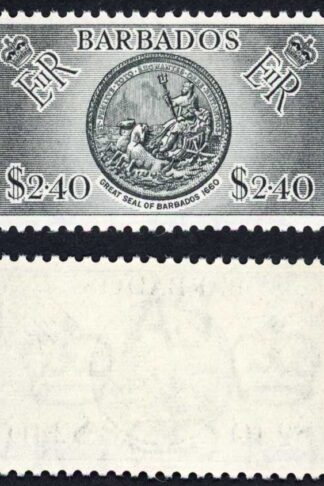 Barbados SG282 1950 2.40 Black Wmk Mult Script CA M/M