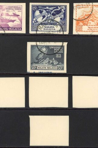 Malacca SG18/21 1949 UPU Set fine used Cat 19 pounds (2)