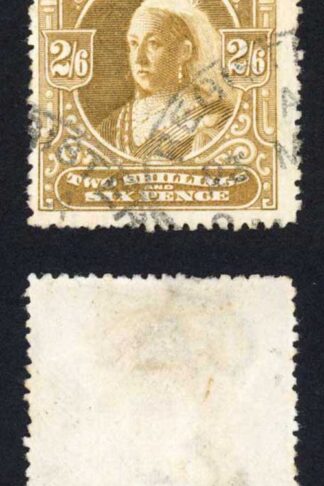 Nigeria SG73a 2/6 Olive-bistre Perf 15.5-16 cat 170 pounds