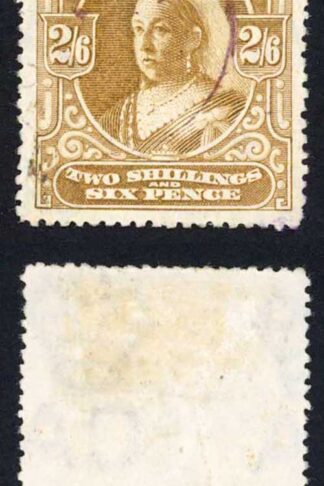 Nigeria SG73a 2/6 Olive-bistre Perf 15.5-16 cat 170 pounds