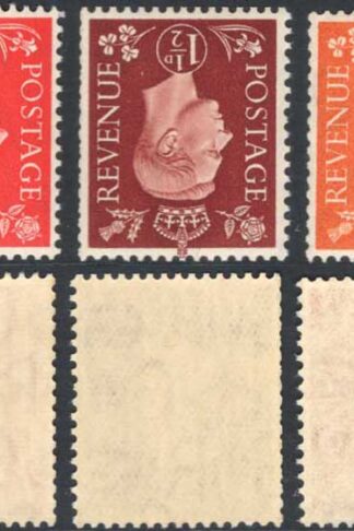SG462Wi/466Wi KGVI Dark Colours INV Set 5 U/M (except 1/2d M/M)