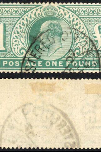 SG266 One Pound Dull Blue Green DLR Printing Fine used Cat 825 pounds