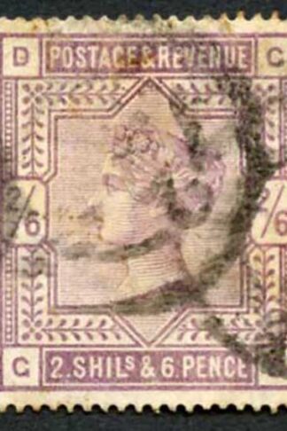 SG179 2/6 lilac Cat 160 pounds (a bit grubby)