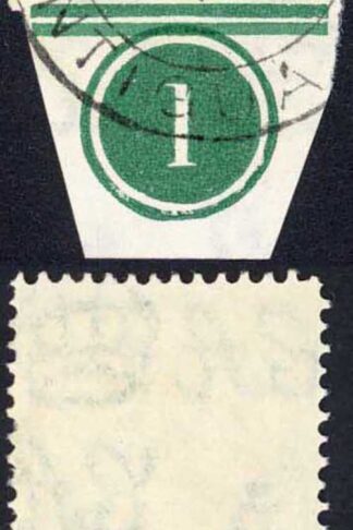 Antigua SG62 1/2d Dull Green wmk Script Plate Number example