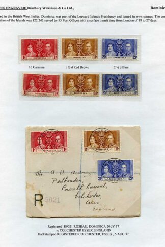 Dominica 1937 Coronation Page