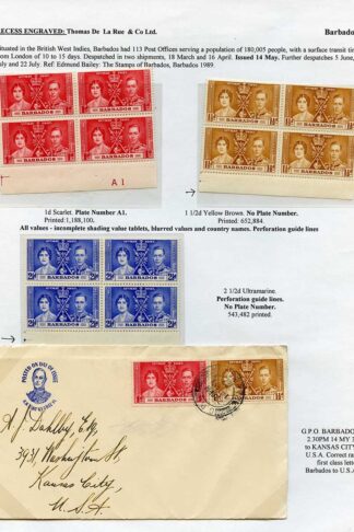 Barbados 1937 Coronation Page