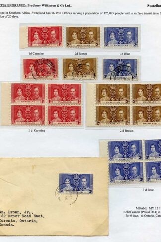 Swaziland 1937 Coronation Page