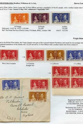 Virgin Is 1937 Coronation Page