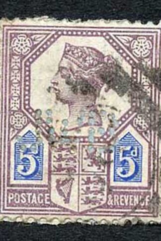 SG207 5d Dull Purple and Blue Die I Jubilee Used Cat 120