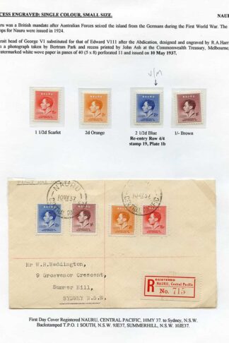 Nauru 1937 Coronation Page