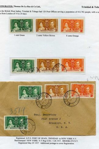 Trinidad and Tobago 1937 Coronation Page