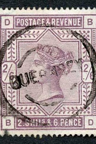 SG178 2/6 Lilac (BD) White Paper cat 160