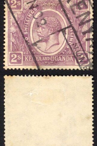 KUT SG88 2/- Dull purple odd tone spot cat 22 pounds
