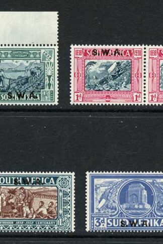 SWA SG105/8 1938 Memorial Fund M/M Cat 110 pounds