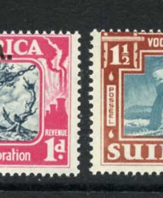 SWA SG109/110 1938 Commemoration U/M Cat 38 pounds