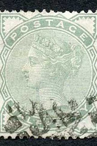 SG165 1/2d Pale Green Fine Used Clear Profile Cat 22