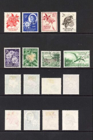 Norfolk Island SG24/36 1960-62 Part Set of 12 Fine Used