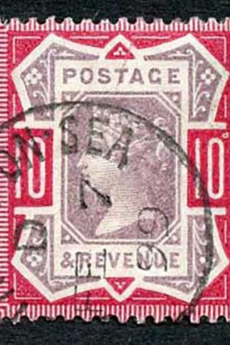 SG210 10d Purple and carmine Jubilee Cat 45 pounds