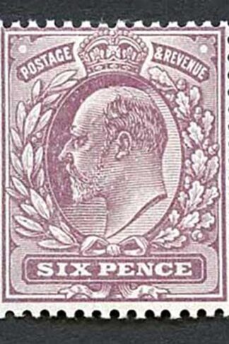 KEVII M33 (4) 6d Dull Purple (F) Somerset Very Fine U/M
