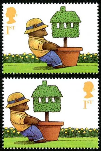 SG2263Var 2002 Teddy Bear ERROR Value and Queens Head at LEFT U/M