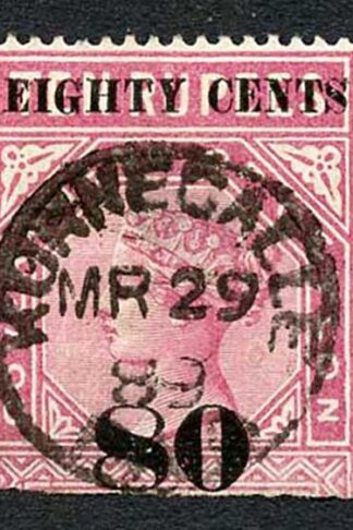 Ceylon Telegraph SGT111 80c on 10r Rose-Lilac Only 2400 issued Cat 21 pounds