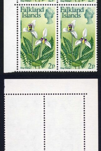 Falkland Is SG294 2p wmk upright U/M Block Cat 112 pounds