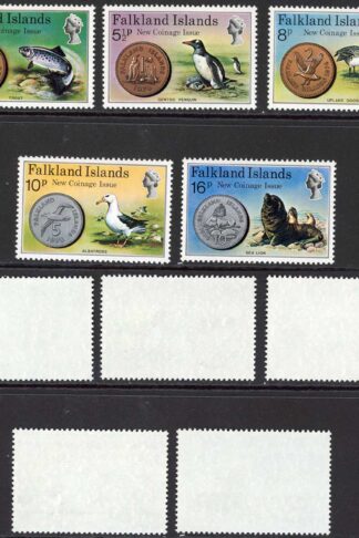 Falkland Is SG316-20 New Coinage set of 5 U/M Cat 9.75 pounds