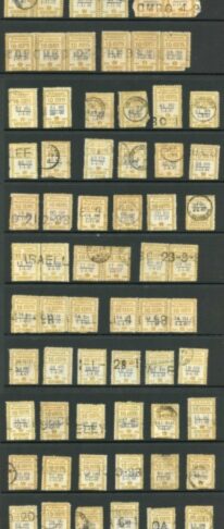 Ceylon Telegraphs 1892-4 20ct 40ct 60ct and 80ct inc better 595 Stamps