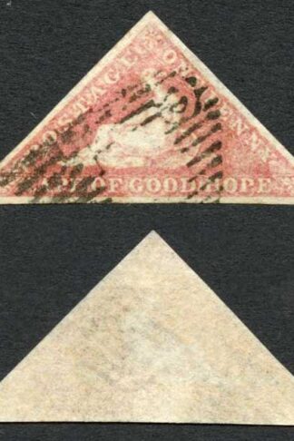 COGH SG5a 1d Rose on White Paper Fine 3 Margins Cat 300 pounds