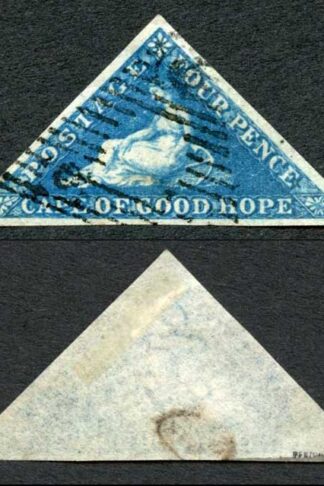COGH SG6a 4d Blue on White Paper Fine 3 Margins cat from 90 pounds