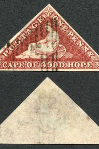 COGH SG18 1d Deep Carmine-red DLR Fine 3 Margins Cat 325 pounds