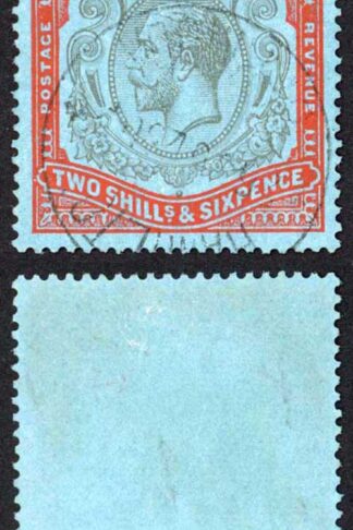 Bermuda SG89 2/6 Black and Carmine on pale blue Ex Dickgiesser cat 100 pounds (