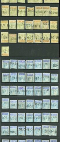 Ceylon Telegraph SGT165/78 Selection of 762 items
