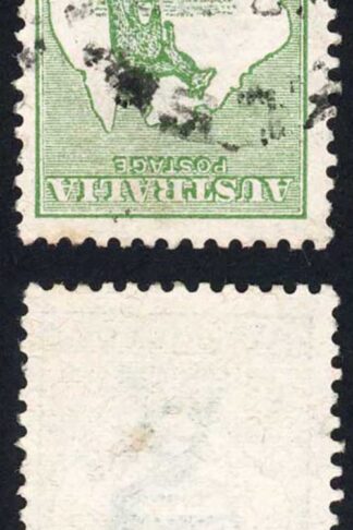 Australia SG1bw 1/2d Kangaroo wmk 1st Crown INVERTED Used