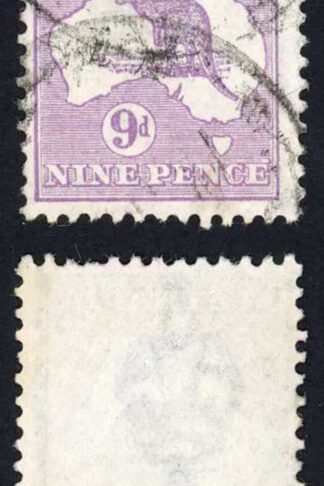 Australia SG39b 9d Violet Die IIB Kangaroo wmk 3rd Crown