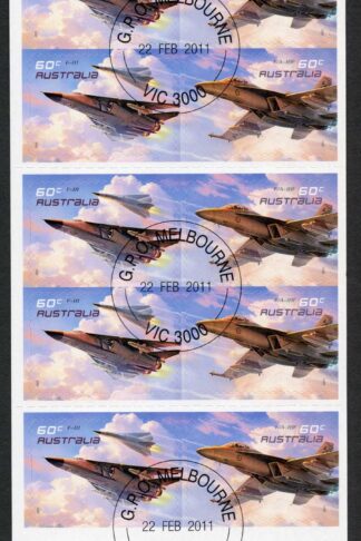 Australia SG3557a 2011 RAAF Self Adhesive Booklet Pane Fine used