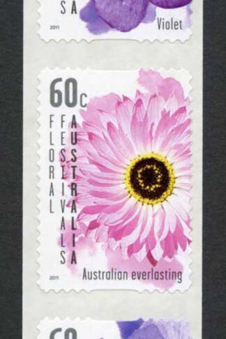 Australia SG3564a 2011 Floral Festivals Self Adhesive Strip of 5 U/M