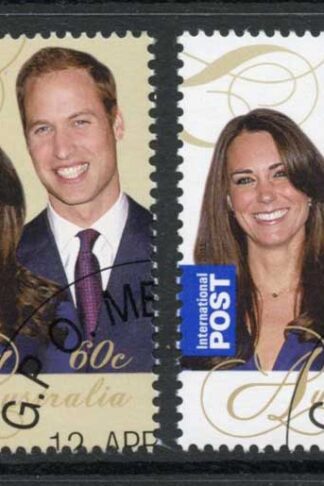 Australia SG3588/89 2011 Royal Wedding Set U/M