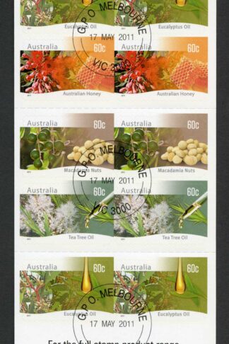 Australia SG3600b 2011 Farming Self Adhesive Booklet Pane Fine used