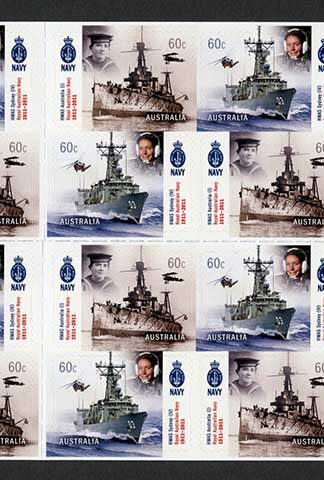Australia SG3606a 2011 Royal Australian Navy Self Adhesive Booklet U/M