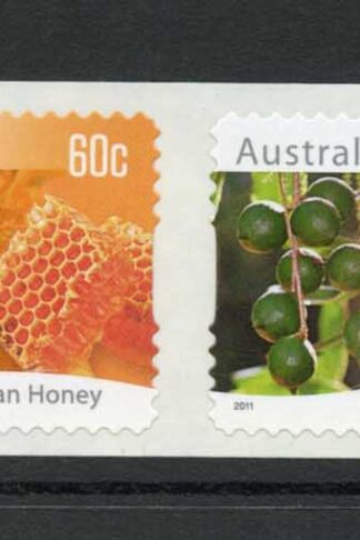 Australia SG3600a 2011 Farming Self Adhesive Strip of 4 U/M
