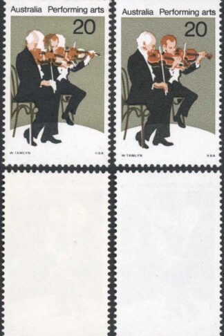 Australia SG641 1977 20c Brown Shift to left U/M