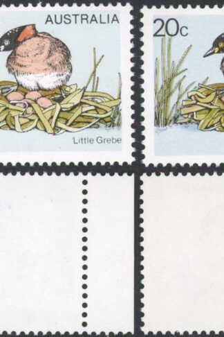 Australia SG673a 20c yellow (beak and eye omitted) U/M