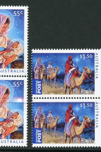 Australia SG3668/9 2011 Christmas Blocks of 4 U/M