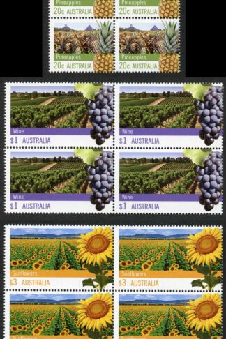 Australia SG3742/3 and SG3748/50 2012 Farming Part 1 Set Blocks of 4 U/M