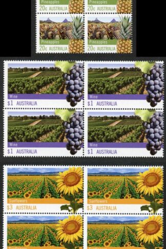Australia SG3742/3 and SG3748/50 2012 Farming Part 1 Set Blocks of 4 U/M