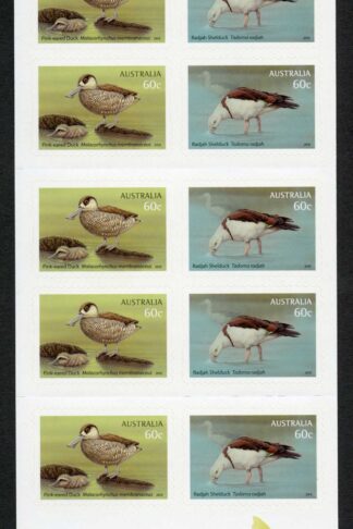 Australia SG3738b 2012 Australian Waterbirds Booklet Pane U/M