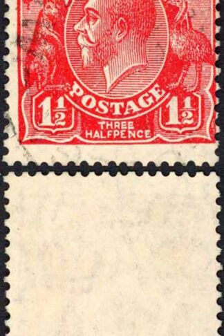 Australia SG96w 1 1/2d 13.5 x 12.5 Small Multiple Wmk INVERTED Fine used