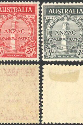 Australia SG154/5 1935 Gallipoli set M/M