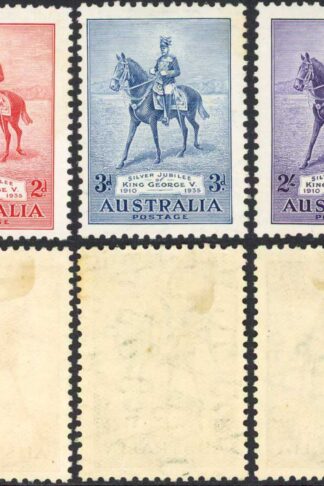 Australia SG156/8 1935 Silver Jubilee M/M